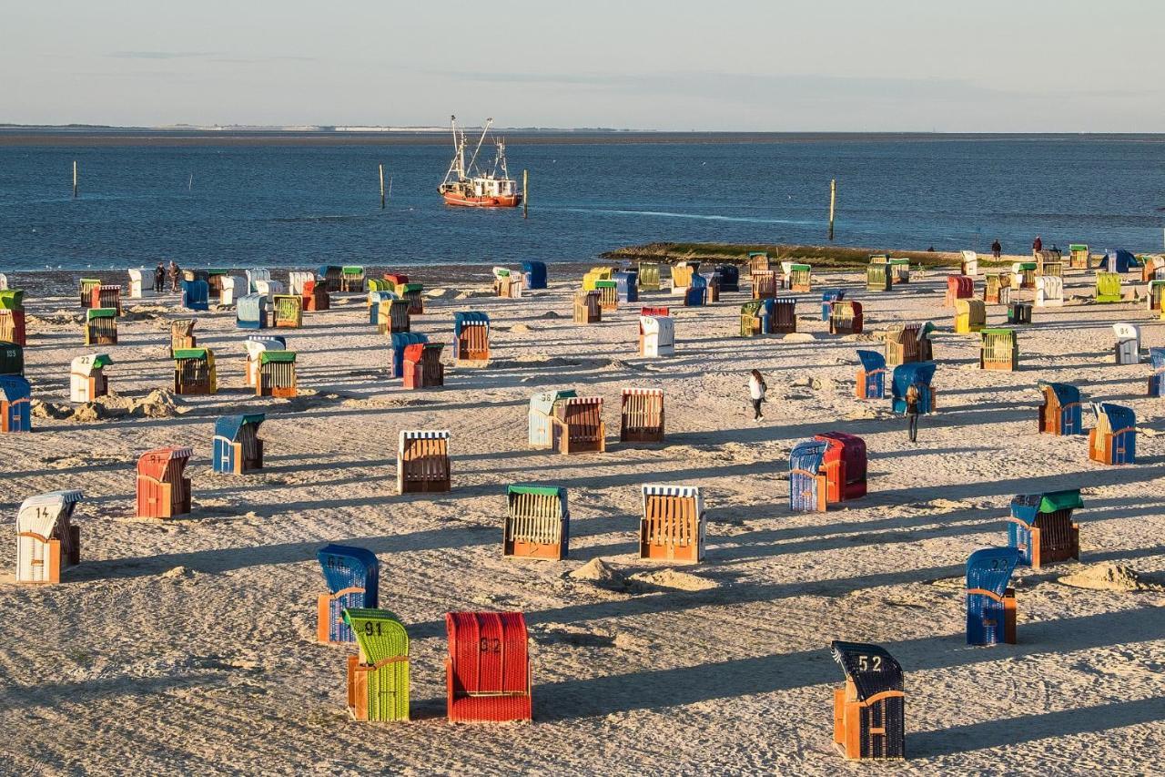 Nordsee Ferienwohnung Nord Dornumersiel Buitenkant foto